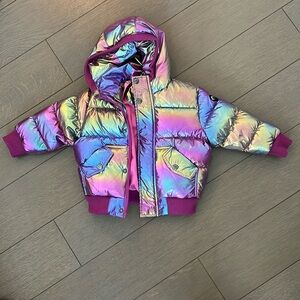Appaman Rainbow Metallic Duck Down Jacket 2T